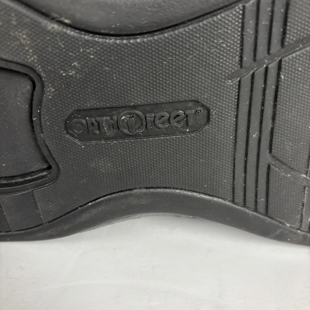 Orthofeet Gramercy 465 Dress Shoes Mens 14 4E Black Leather Orthopedic Oxford